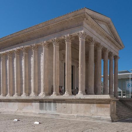 "Le Paisible" Clim Et Jardin En Centre Ville Nîmes Esterno foto